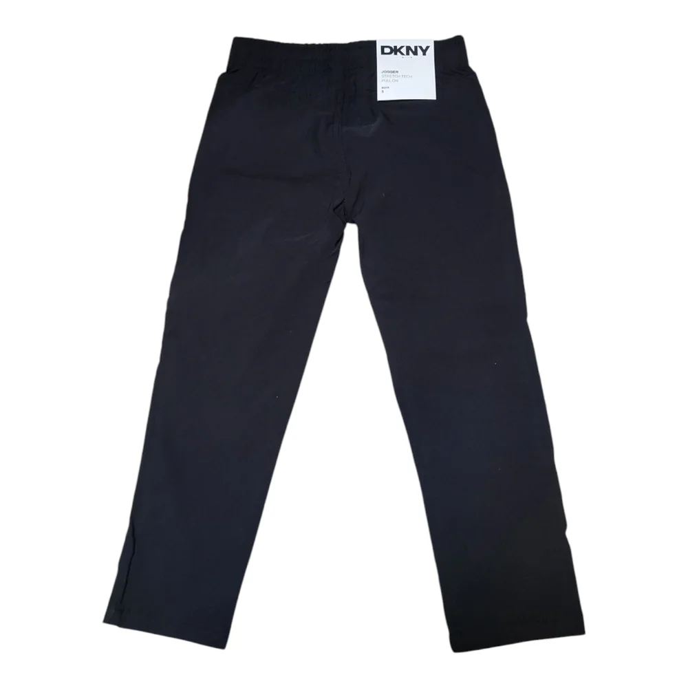 NWT DKNY Kids Black Casual Straight Leg Trousers - Size 5